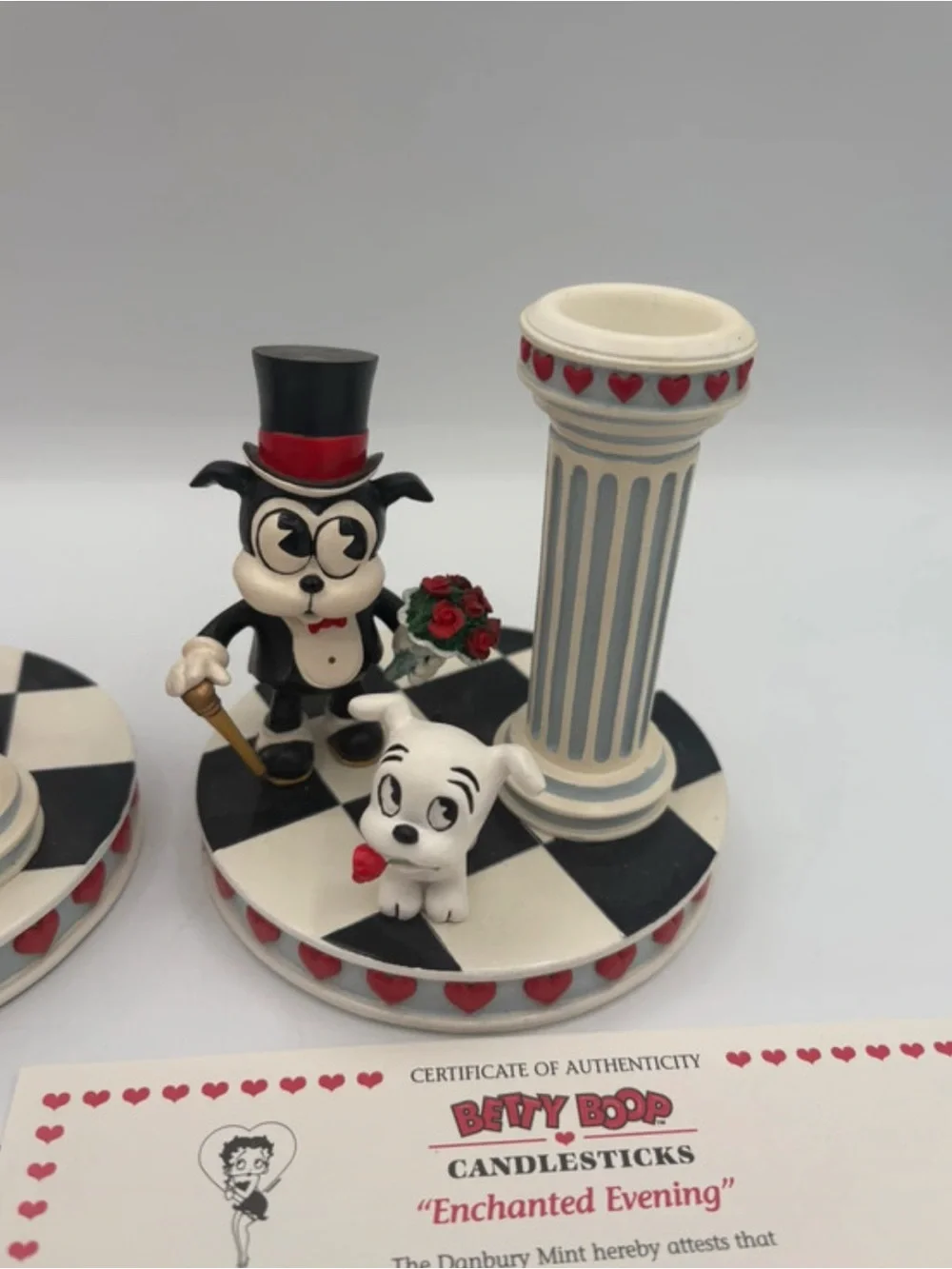 Betty Boop Red Dress Candlesticks Set